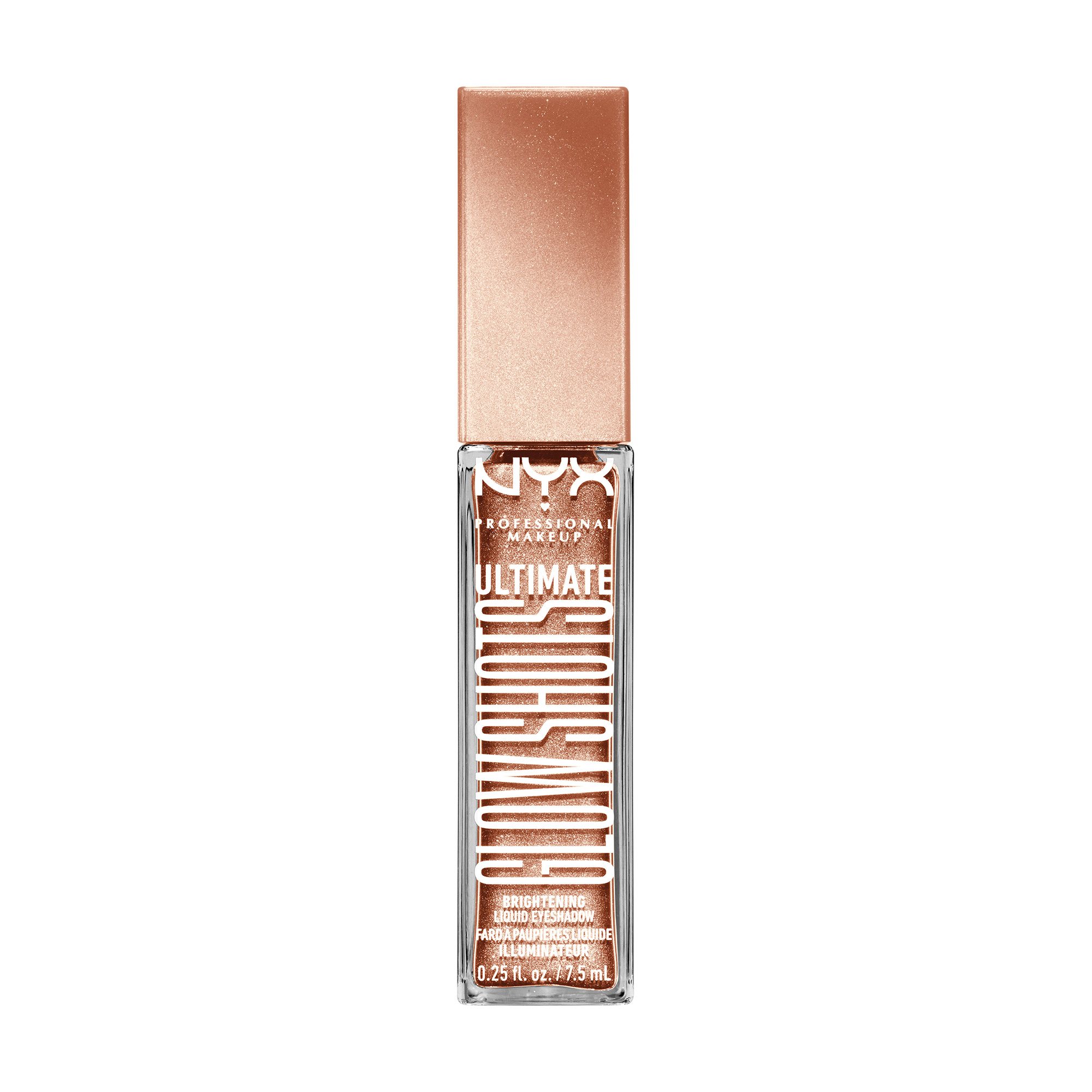 Рідкі мерехтливі тіні для повік NYX Professional Makeup Ultimate Glow Shots 06 Golden Goji, 7.5 мл
